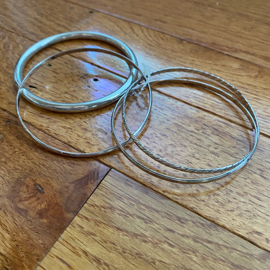 Silver Bangle Bundle